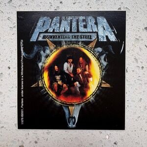 Vintage Deadstock Pantera Sticker Rare Reinventing The Steel 2001 Winterland Y2K